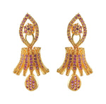 Ruby Stone Jumukka Earrings