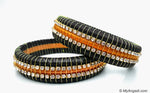 Black Colour Silk Thread Bangles-Triple Set