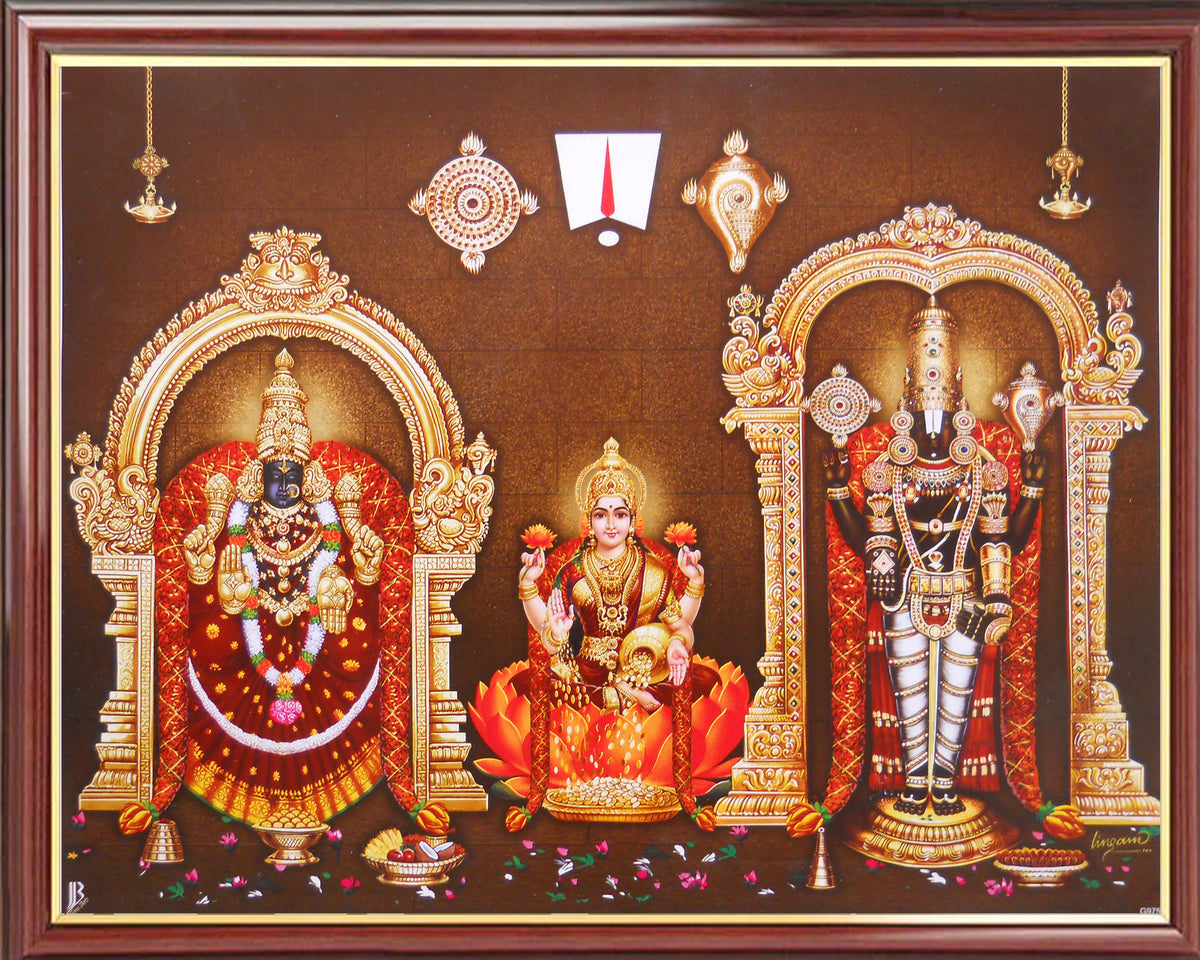LordThirupathi Balaji with Badmavathi Amman Frame Big