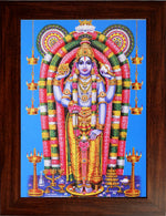 LordGuruvayur Krishna Wooden Photo Frame