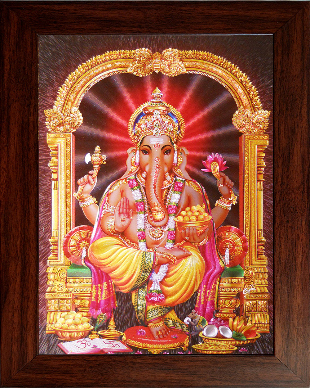LordGanesha Wooden Photo Frame