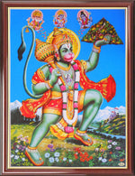 Hanuman with Sanjeevi Hills Photo Frame