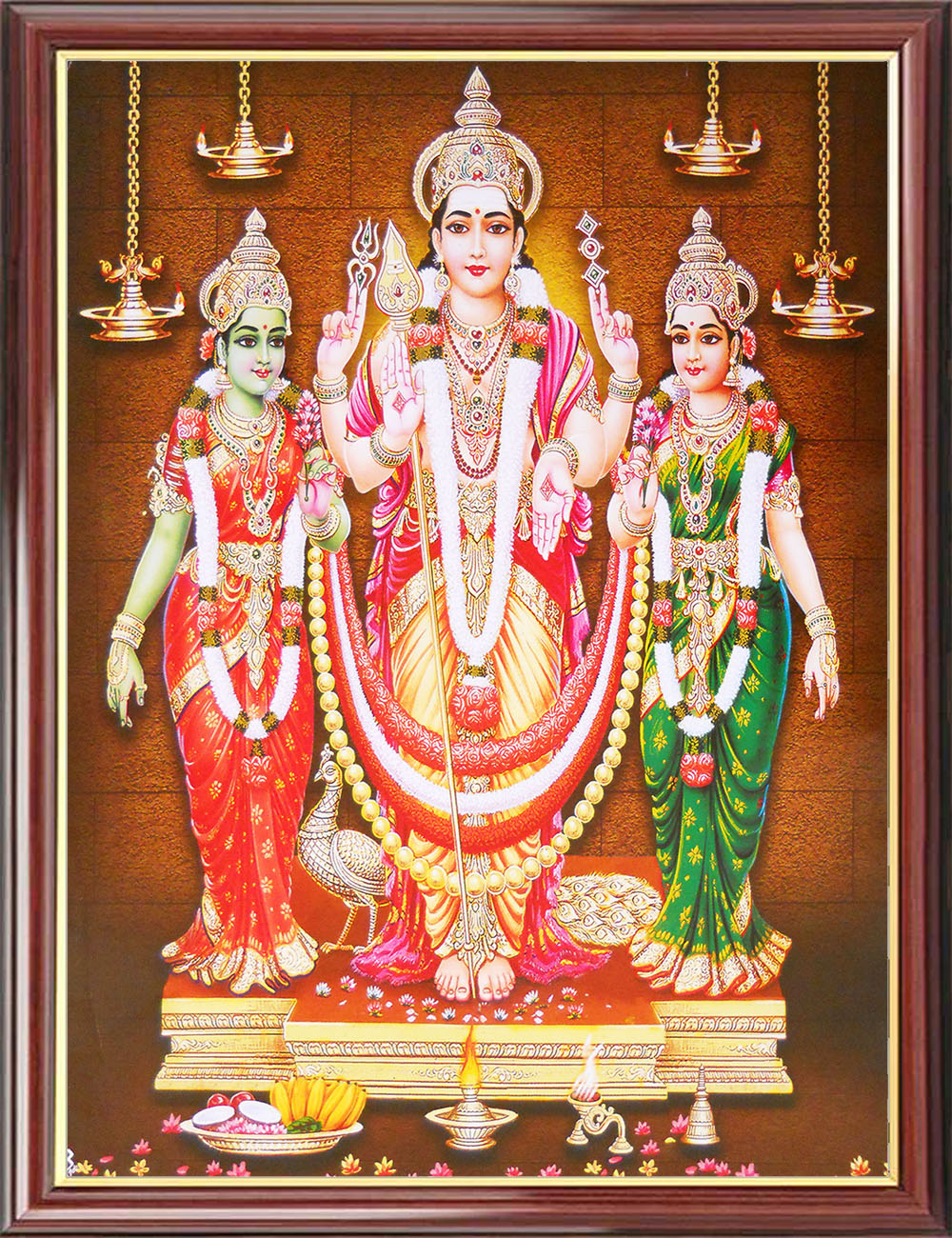 Murugan Valli Devasena Photo Frame