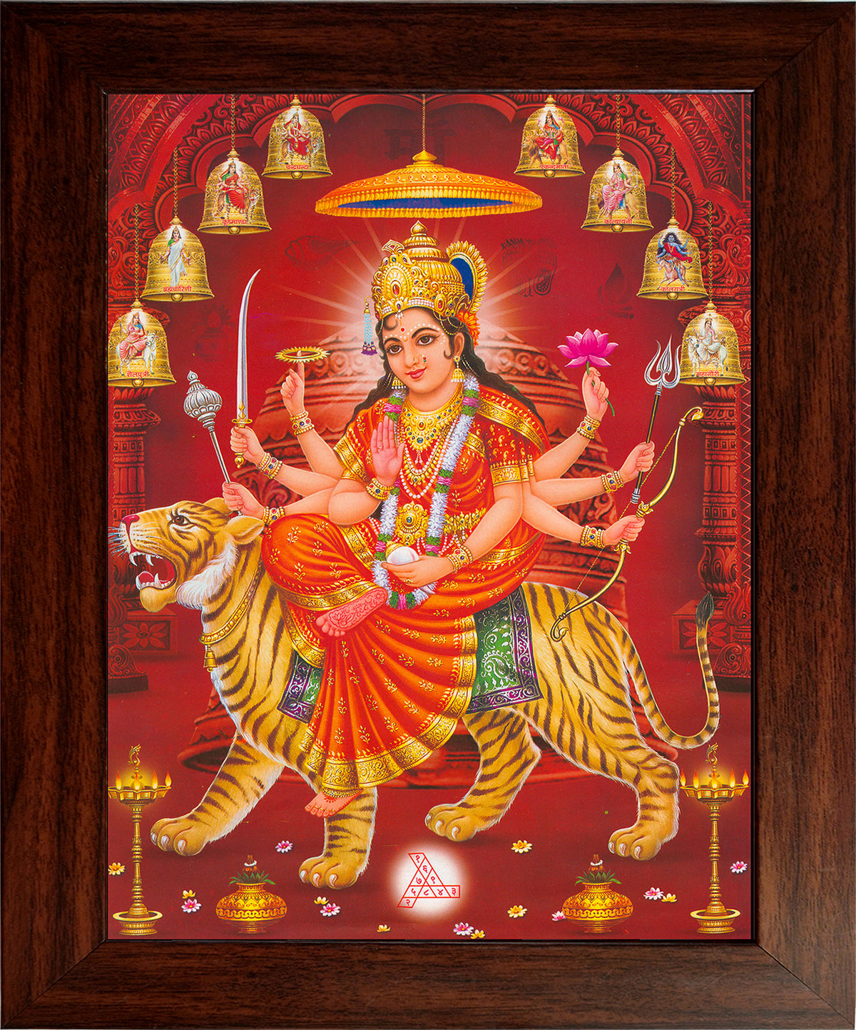 Goddess Durga Photo Frame