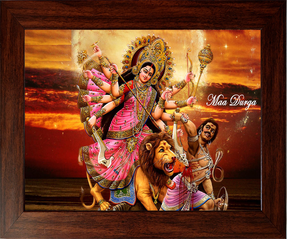 Goddess Durga Photo Frame