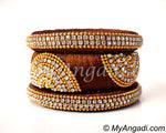 Kakki Grand Kada Bridal Silk Thread Bangle Set
