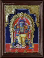 Dakshinamurthy Double Emboss Tanjore Painting