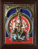 Kuladeivam Double Emboss Tanjore Painting