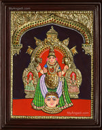 Amman Double Emboss Tanjore Painting