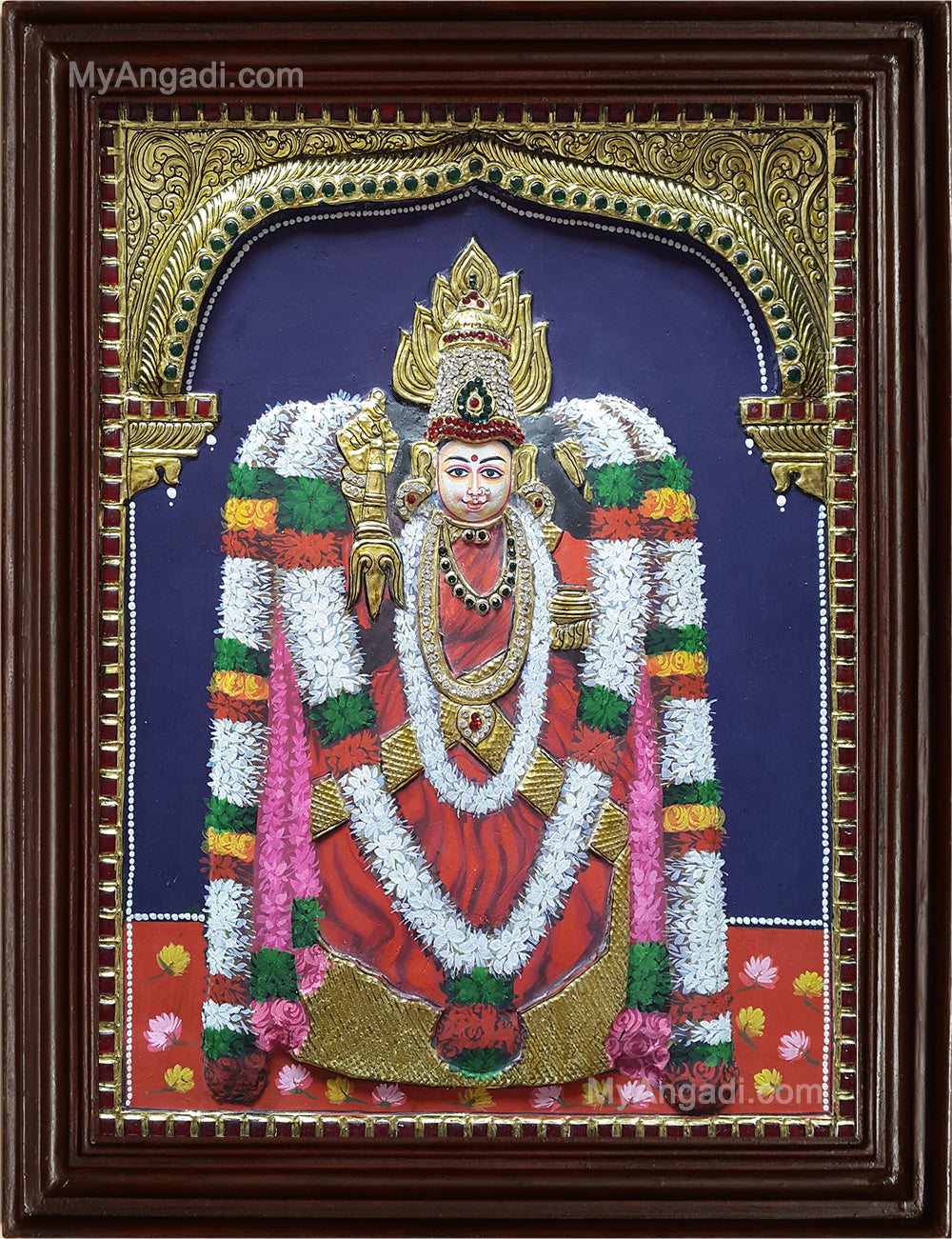 Kuladeivam 3D Tanjore Painting