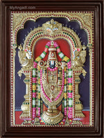Thirupathi Balaji3D Tanjore Painting
