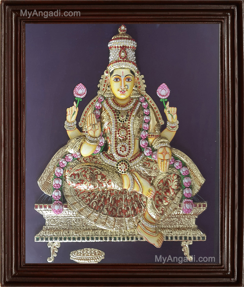 Lakshmi 3D Tanjore Painting