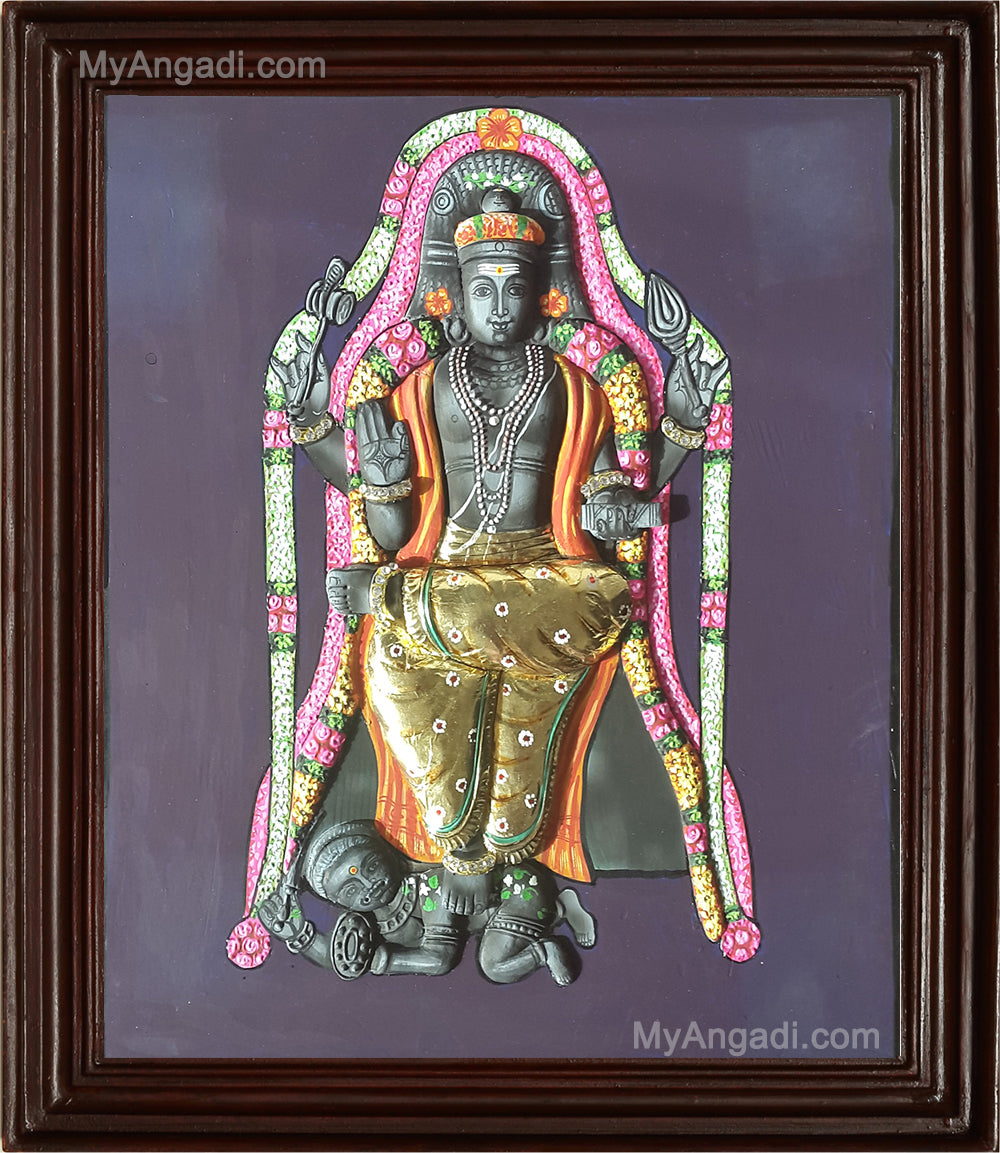 Dakshinamurthy 3D Tanjore Painting