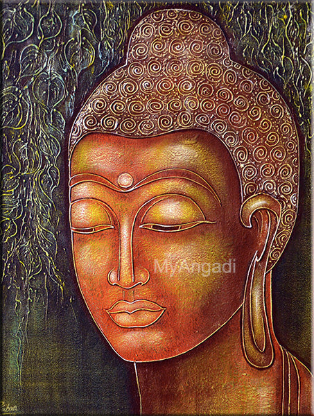 Buddha Acrylic Mural Paintings