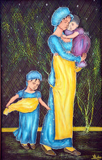 Mother - Child - Acrylic Mural Painting