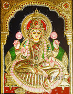 Lakshmi Double Emboss Tanjore Painting