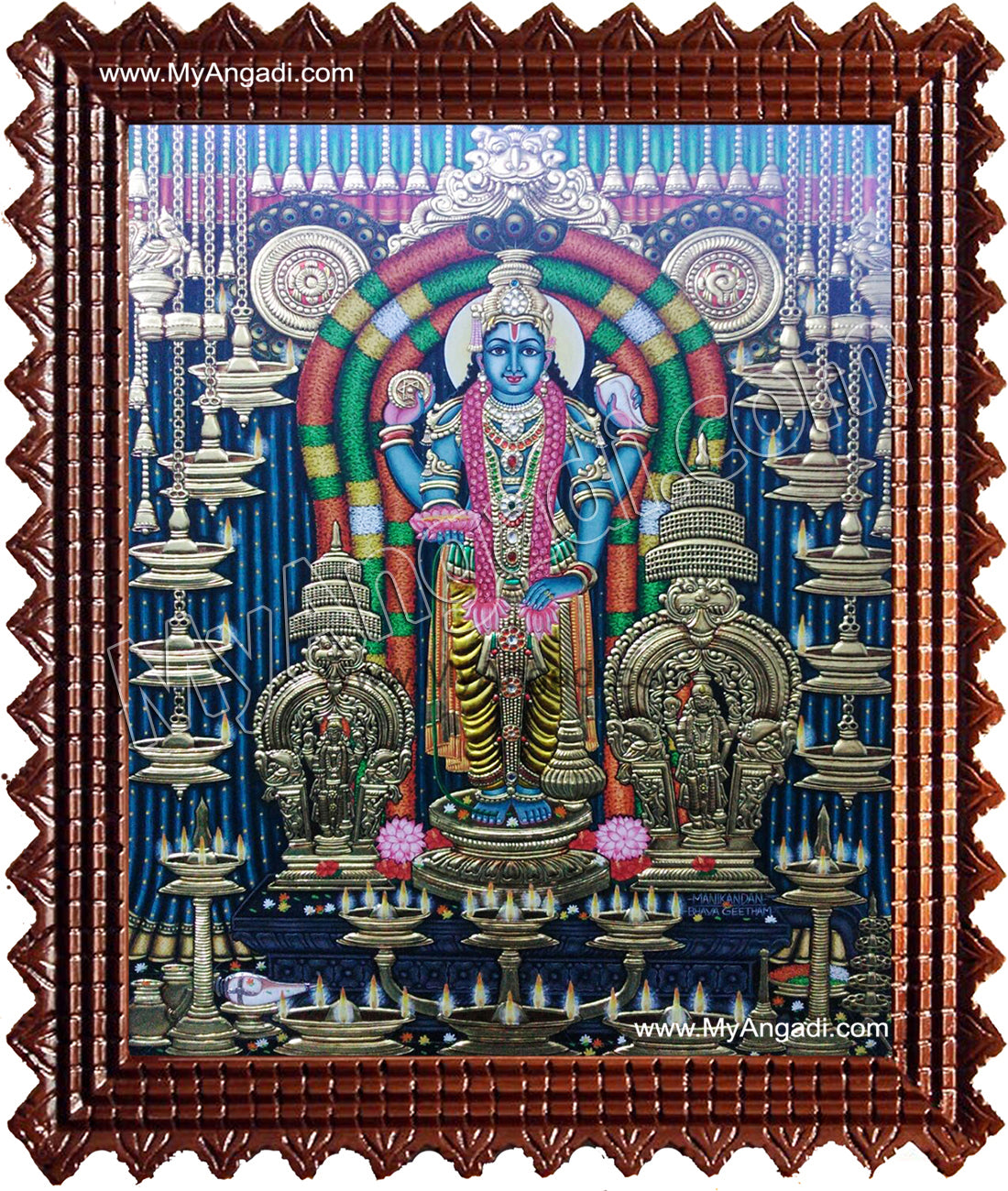 Guruvayoorappan Tanjore Paintings