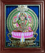 Lakshmi in Kamatchi Lamp Style