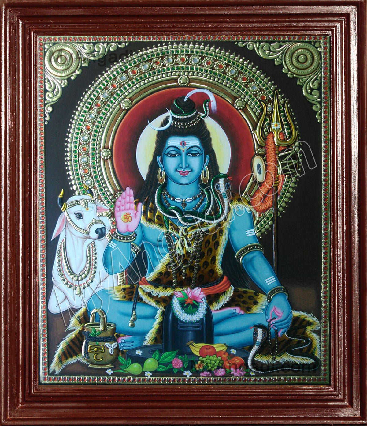 Lord Siva Tanjore Paintings