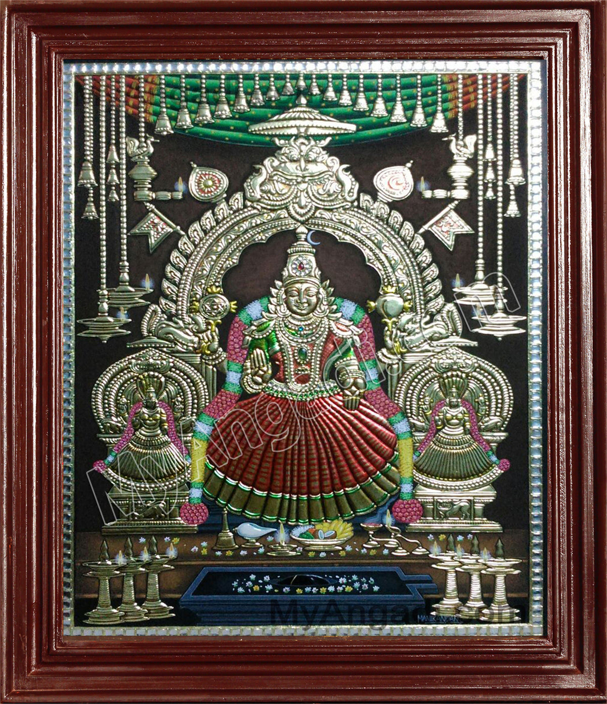 Kollur Mookambika Amman Tanjore Paintings