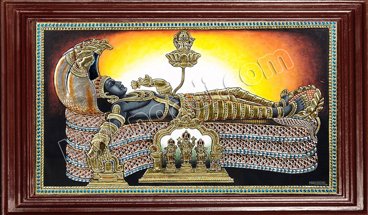 Lord Padmanabaswamy Tanjore Paintings