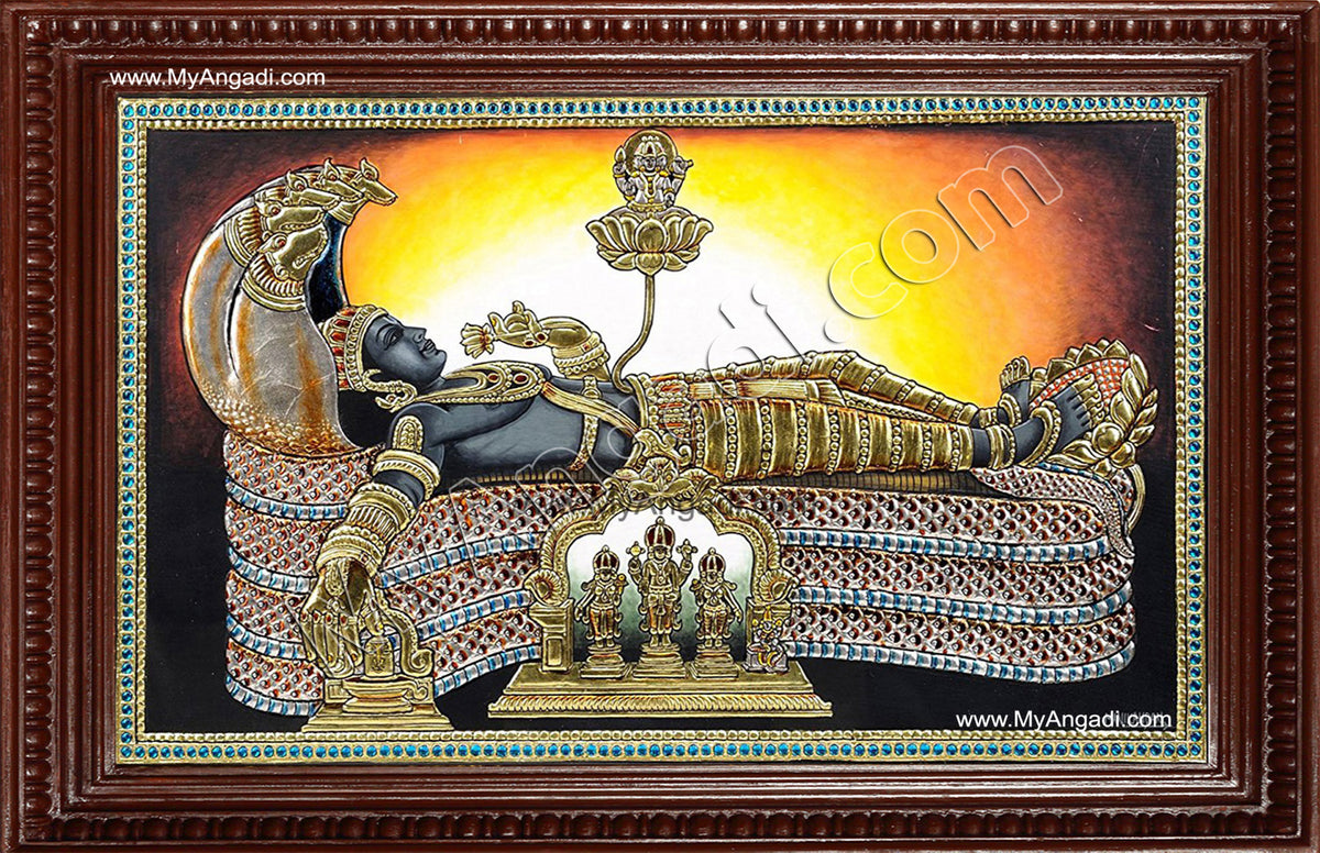 Lord Padmanabaswamy Tanjore Paintings