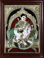 Yasodha Feeding Krishna Tanjore Paintings