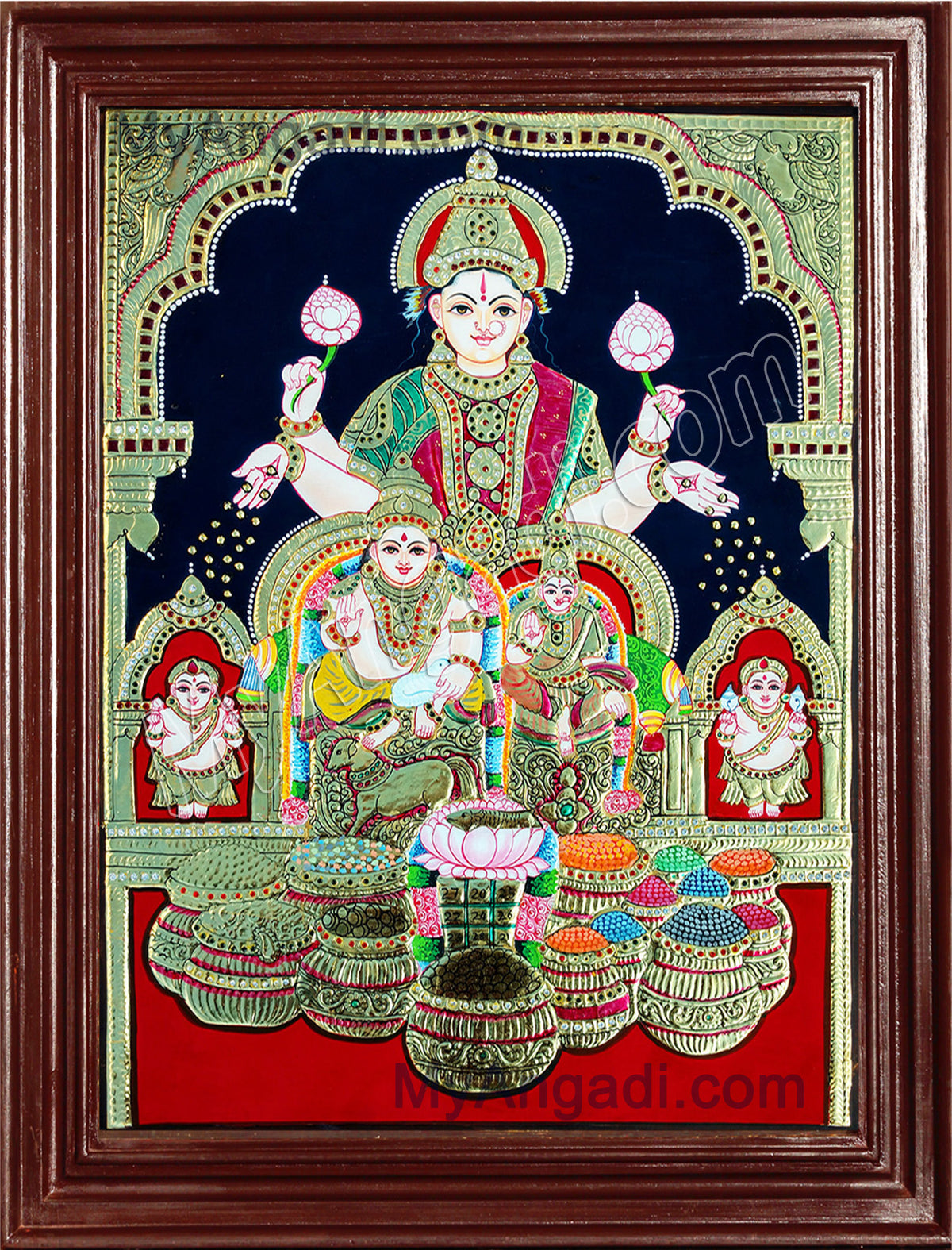 Kubera Lakshmi Tanjore Paintings