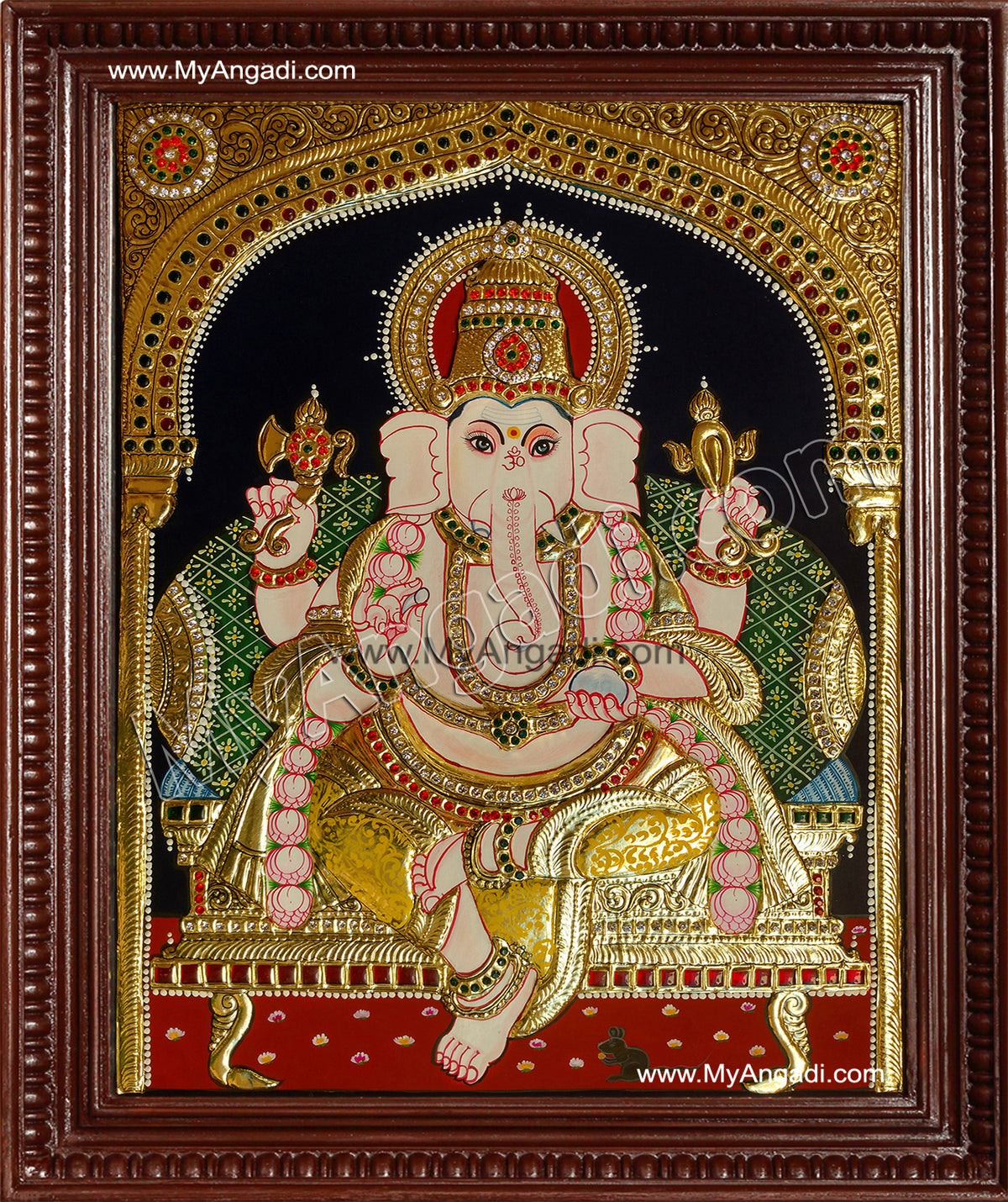 Ganesha Tanjore Painting