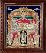 Ranganathar Tanjore Paintings - Antique Style