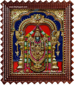 Tirupati Balaji Super Emboss Tanjore Painting