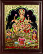 Kubera Lakshmi Tanjore Painting