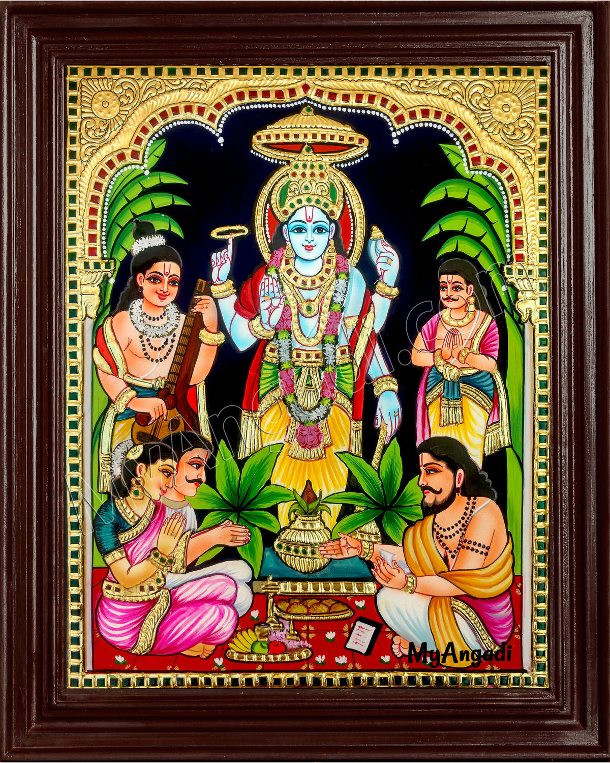 Satyanarayana Tanjore Painting