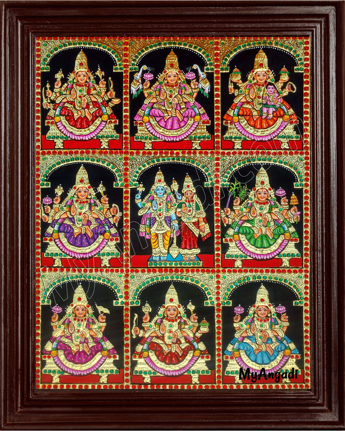 Ashtalakshmi Tanjore Paintings