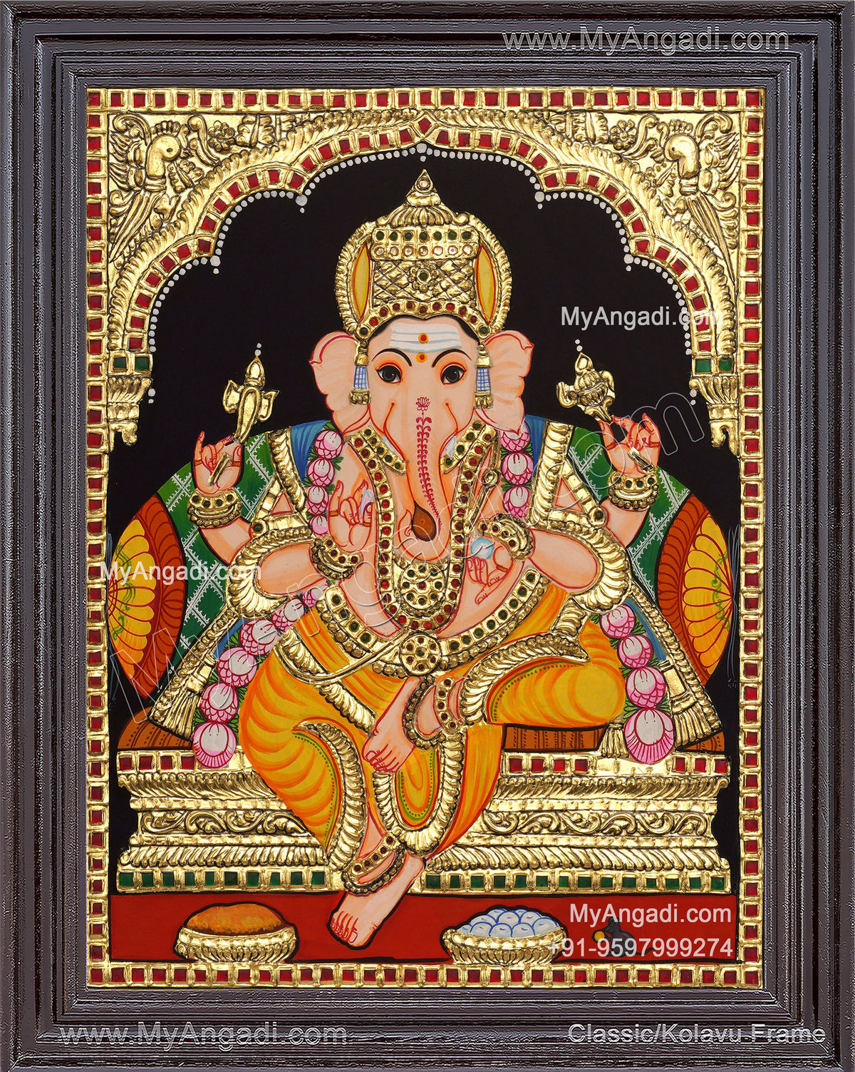 Ganesha Tanjore Painting