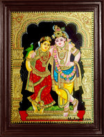 Krishna and Radhe Tanjore Painting