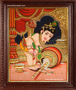 Butter Krishna Tanjore Painting