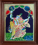 Radha Krishna Tanjore Painting