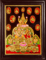 Kubera Lakshmi Tanjore Painting