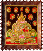 Kubera Lakshmi Tanjore Painting