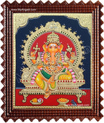 Ganapathi Tanjore Painting Tanjore Painting