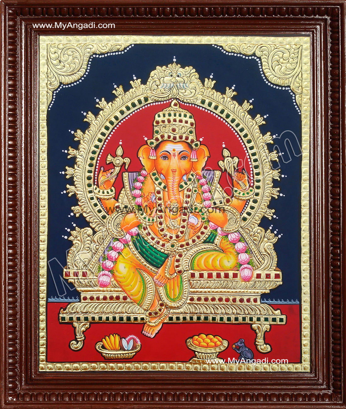Ganapathi Tanjore Painting Tanjore Painting