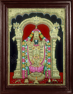 Balaji with Lakshmi Tanjore Painting