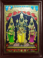 Koodal Azhagar / Kal Azhagar Tanjore Painting
