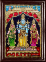 Koodal Azhagar / Kal Azhagar Tanjore Painting
