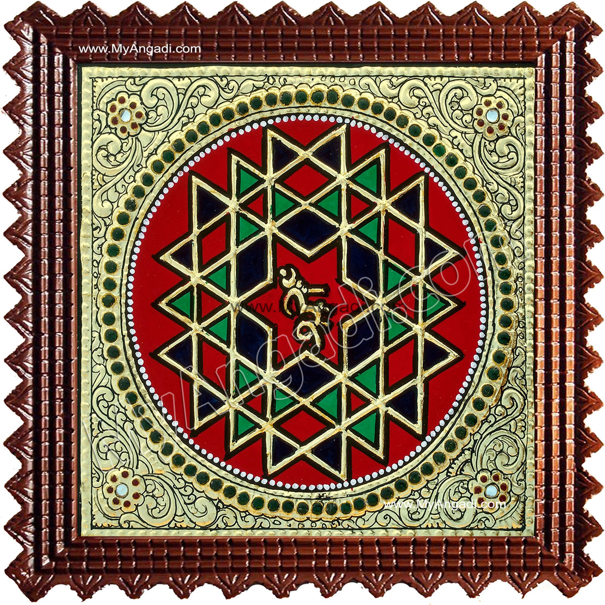 Shree Chakram Tanjore Painting