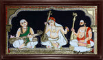 Sangeetha Mummoorthigal Tanjore Painting