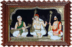 Sangeetha Mummoorthigal Tanjore Painting