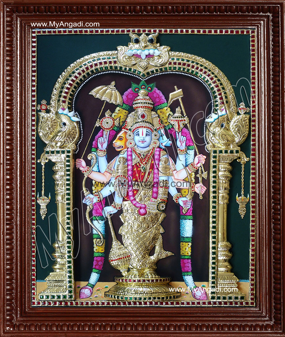 Dasavatharam Super Emboss Tanjore Painting