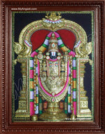 Thirupathi Balaji Super Emboss Tanjore Painting